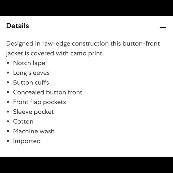 Zag & Voltaire camo jacket - Picture 2 of 2